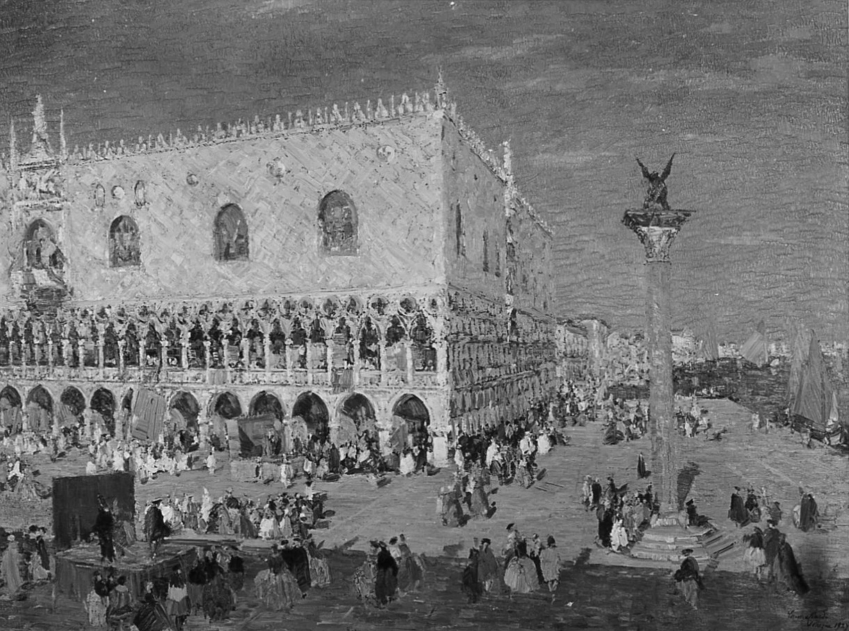 Carnevale in piazzetta - Galleria degli Uffizi, Firenze